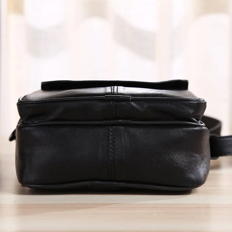 Messenger Handbags PU Leather Men's Casual Business Shoulder Crossbody Bag