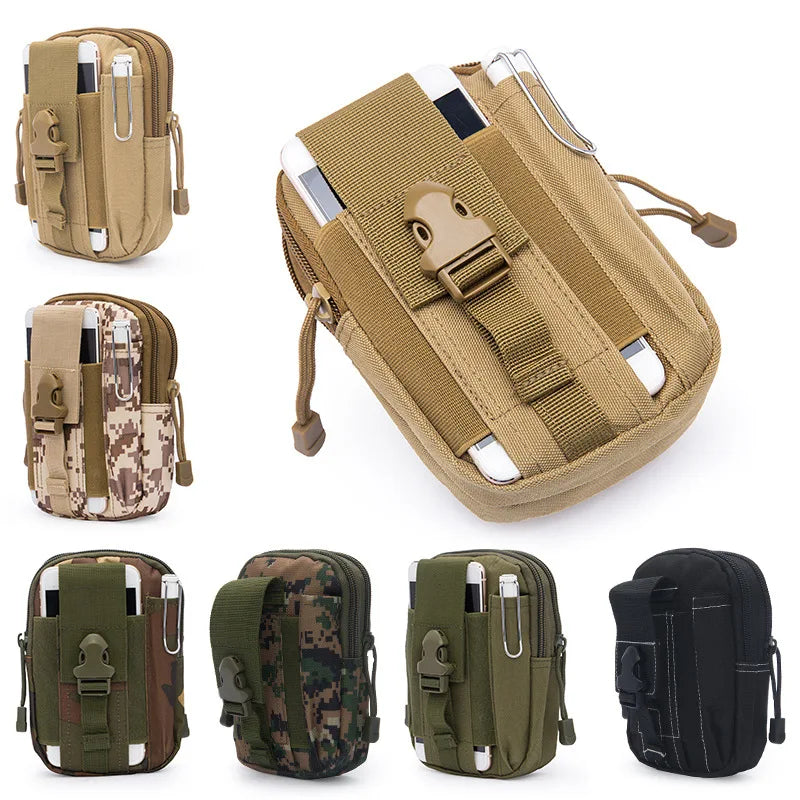 Men Waist Pack Bum Bag Pouch Waterproof Military Belt Waist Packs Molle