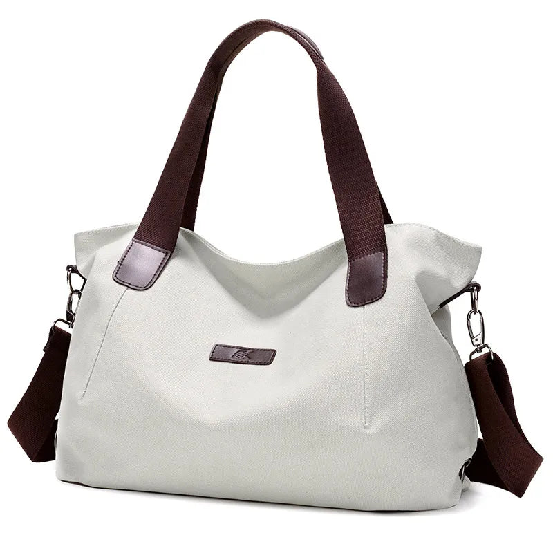 Woman Canvas Bags Casual Shoulder Bag Large Capacity Hobos Bag