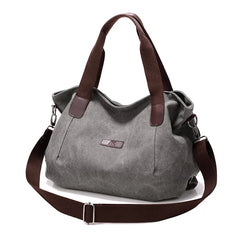 Woman Canvas Bags Casual Shoulder Bag Large Capacity Hobos Bag