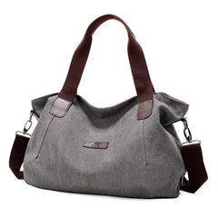 Woman Canvas Bags Casual Shoulder Bag Large Capacity Hobos Bag