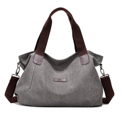 Woman Canvas Bags Casual Shoulder Bag Large Capacity Hobos Bag