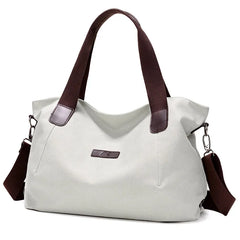 Woman Canvas Bags Casual Shoulder Bag Large Capacity Hobos Bag