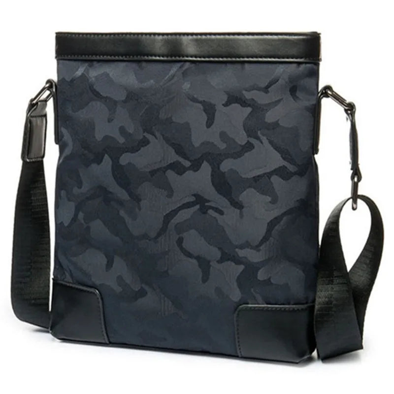 Camouflage Nylon Shoulder Bag Canvas Man's Handbag Vertical Handbags