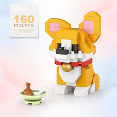 DIY Cartoon Building Block Desk Decoration Set