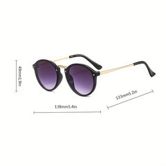 Men's Large Frame Metal Sunglasses UV Protection