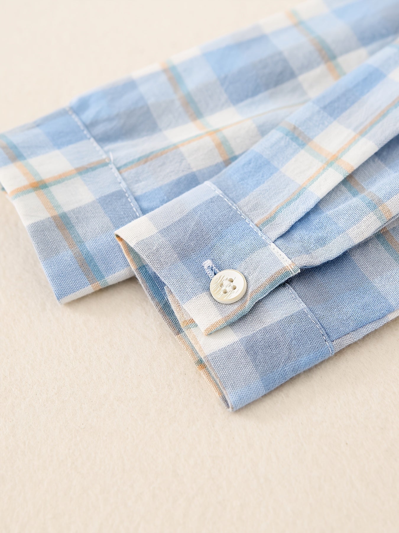 Boys Plaid Print Shirt for Spring/Autumn