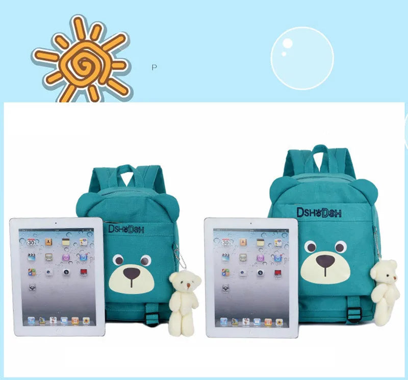 Children School Bags Cartoon Bear Backpack Baby Kindergarten Boy Girl Backpack