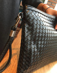 Knitting Envelope Handbags Crossbody PU Leather Messenger Shoulder Bags Women