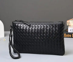 Knitting Envelope Handbags Crossbody PU Leather Messenger Shoulder Bags Women