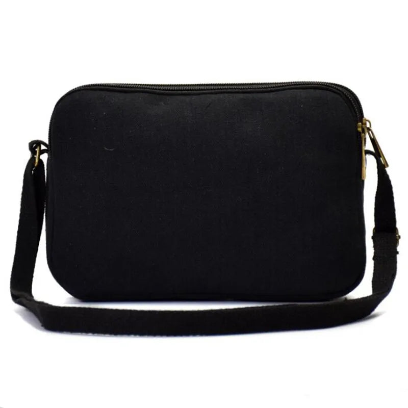 Arrival Women Canvas Floral Embroidery Messenger Bag Shoulder Small Phone Coins