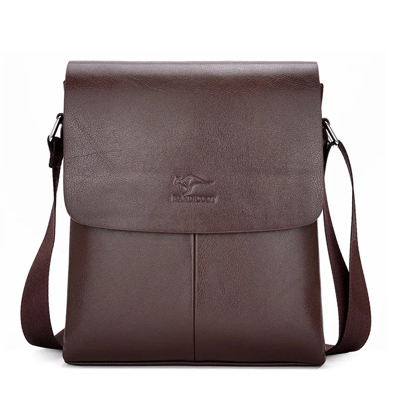 Kangaroo Leather Messenger Bag Shoulder Briefcase Men Handbags