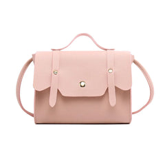 Small Soft Crossbody Bag for Women PU Leather Handbag Hasp Girl Bag