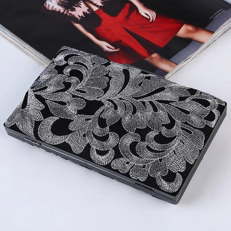 Vintage Envelope Women Wallet Bag Clutches Embroidery Clutch Shoulder Bags