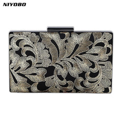 Vintage Envelope Women Wallet Bag Clutches Embroidery Clutch Shoulder Bags