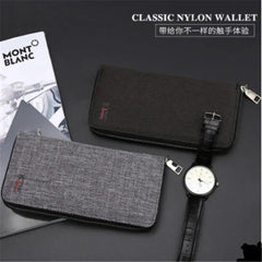 Men's PU Leather Casual Clutch Wallets Handy Bags Business Wallets