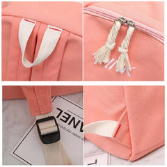 Yellow Girl School Bags For Teenagers Women Backpack Leather Women's Backpacks