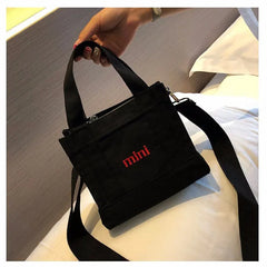 Women's Embroidered Messenger bag Portable Canvas Shoulder Bag