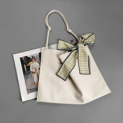 Bowknot Shoulder Bag for Women Large Stylish Tote Bags