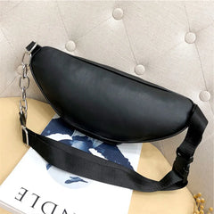 Leather Waist Pack Pouch Waist Bag Chest Shoulder Bags Adjustable Belt
