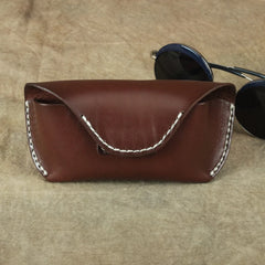 Portable Leather Glasses Case for Men and Women