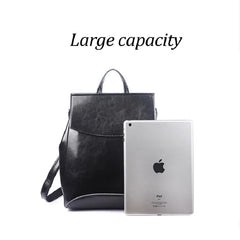 Women Shoulders Backpack PU leather Female Youth backpack For Teenage Girls