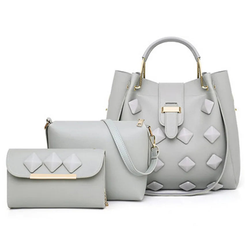 Cheap Leather Handbag Set for Women