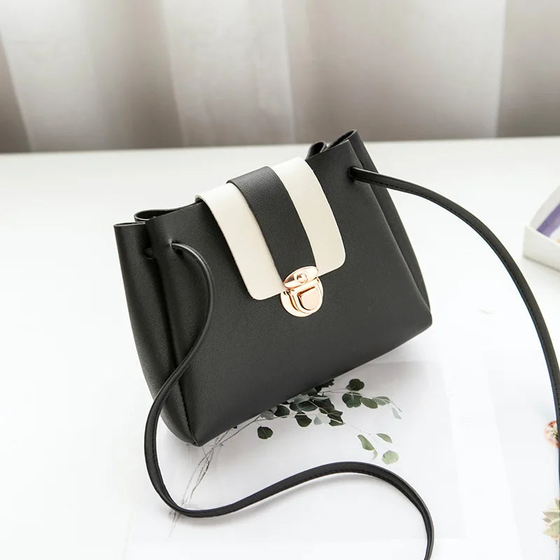 Women PU Leather Crossbody Messenger Bag Small Shoulder Bags Handbag