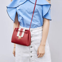 Women PU Leather Crossbody Messenger Bag Small Shoulder Bags Handbag