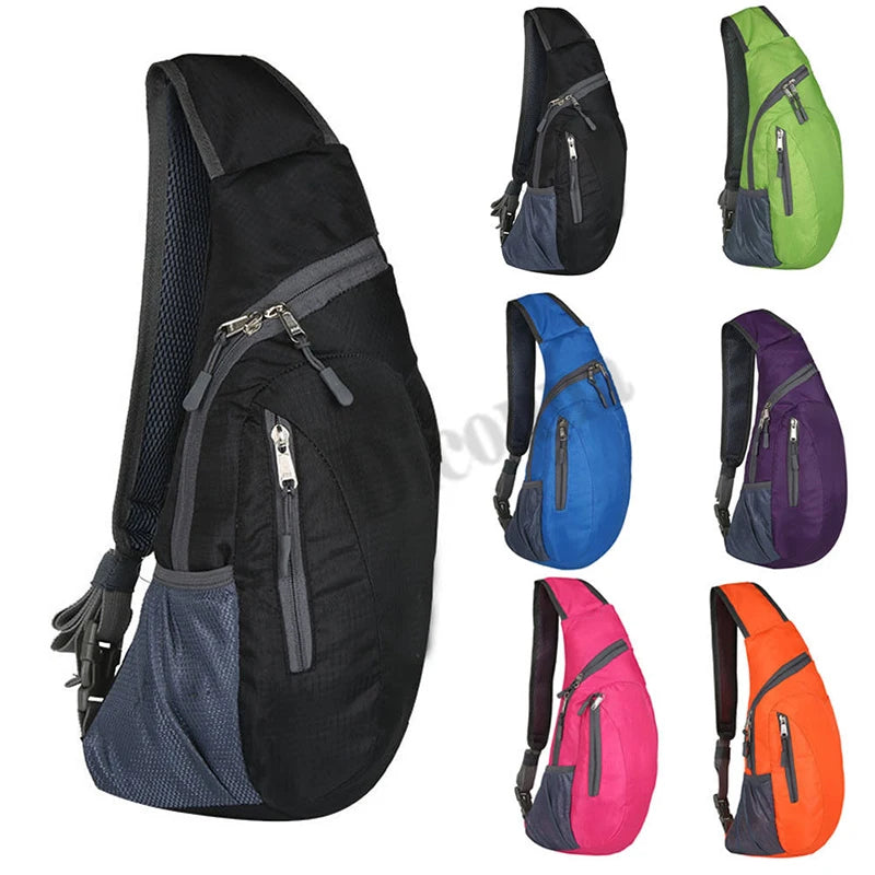Unisex Sport Shoulder Bag Waist Pack Cross Body Sling Chest Pack Portable