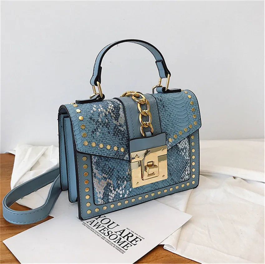 Foreign Style Small Square Bag Chain Women Bag