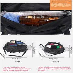 Large Waterproof Gym Tote Bag Fitness Handbag
