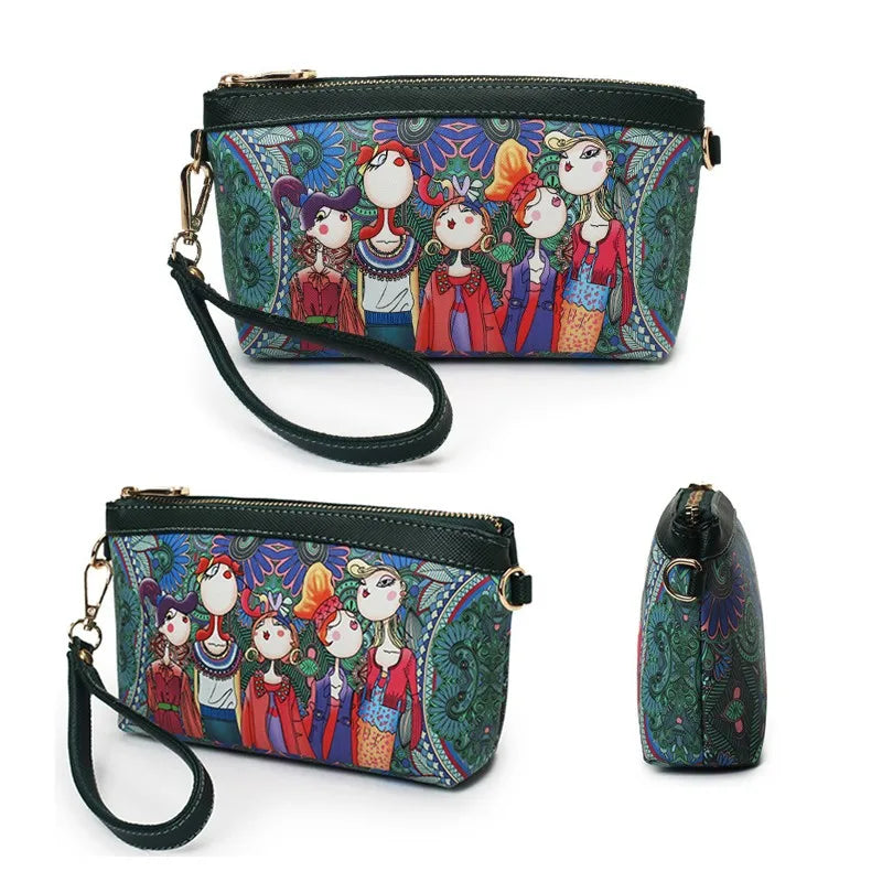 Lady Shoulder Bags Cartoon Clutch Bag Women Messenger Bags Mini Bag