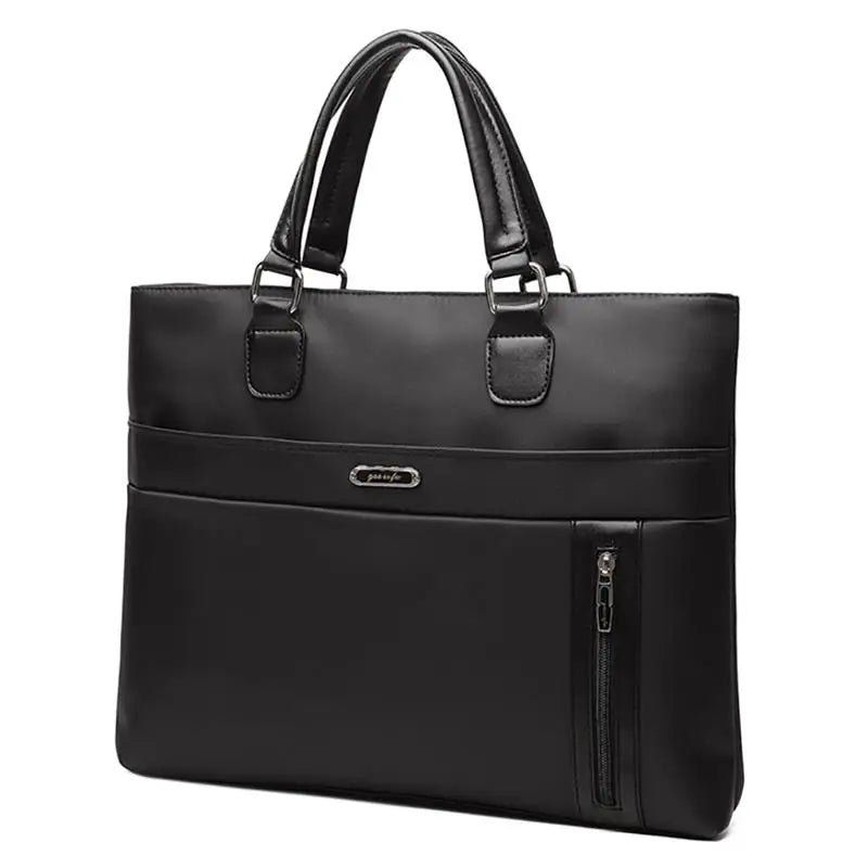 Men Zipper Briefcase Business Men Briefcase Bag Nylon Laptop Bag