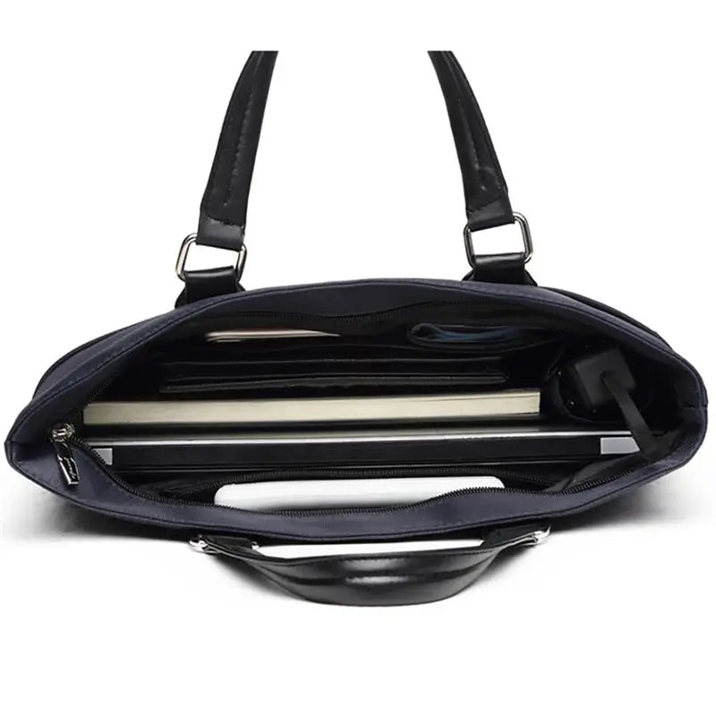 Men Zipper Briefcase Business Men Briefcase Bag Nylon Laptop Bag