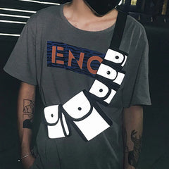 Harajuku Style Reflective Chest Bag Hip Hop Streetwear Waist Pack