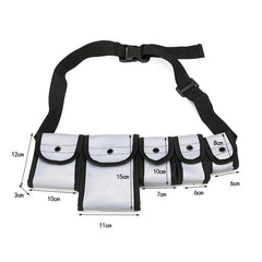 Harajuku Style Reflective Chest Bag Hip Hop Streetwear Waist Pack