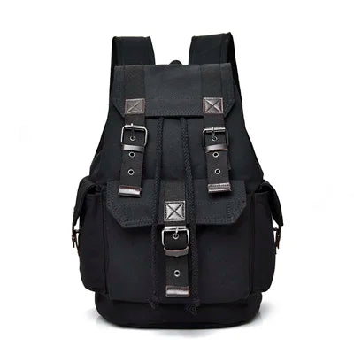 Men Canvas Backpack Large Male Mochilas Casual Schoolbag For Boys