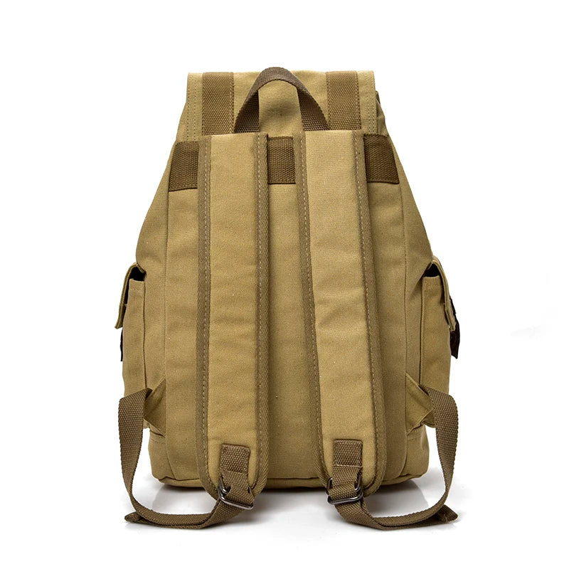 Men Canvas Backpack Large Male Mochilas Casual Schoolbag For Boys