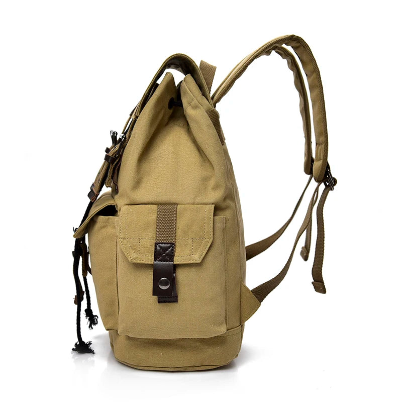 Men Canvas Backpack Large Male Mochilas Casual Schoolbag For Boys