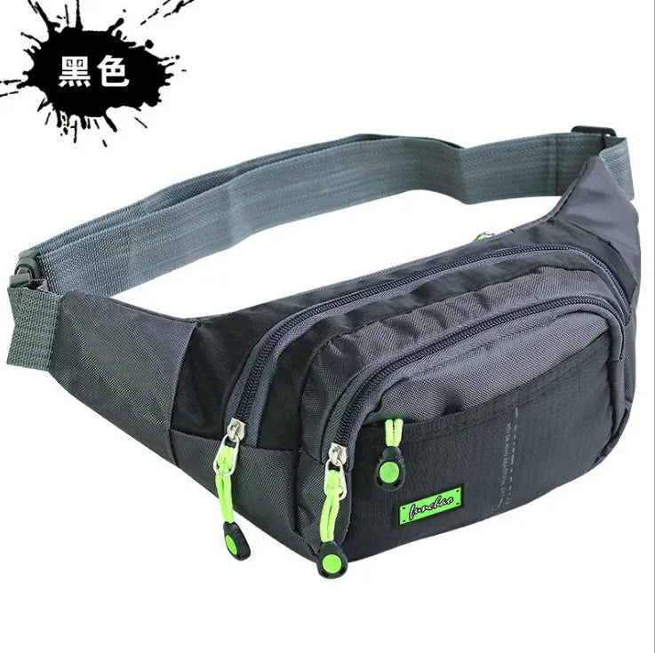 Unisex Canvas Fanny Pack Waist Hip Belt Bag Handbag Purse Travel Bag