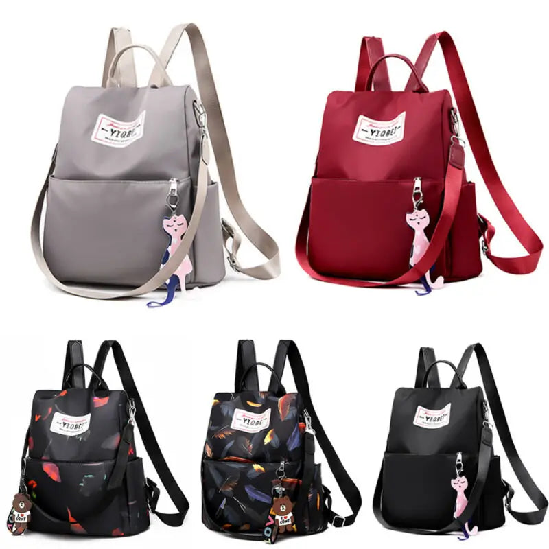 Women Anti-theft Oxford Backpack Travel Rucksack - Waterproof