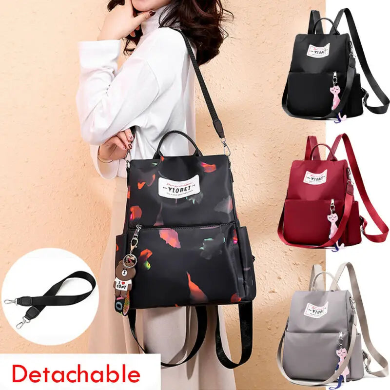 Women Anti-theft Oxford Backpack Travel Rucksack - Waterproof