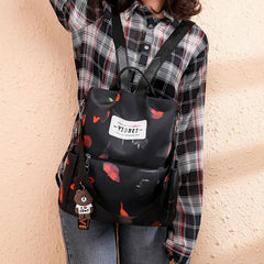 Women Anti-theft Oxford Backpack Travel Rucksack - Waterproof