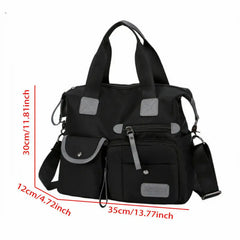 Large Capacity Nylon Shoulder Bags Messenger Waterproof Crossbody Bags