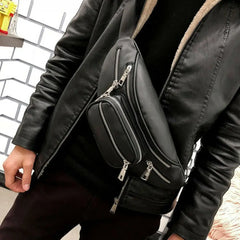 Hot PU Waist Bag Chain Fanny Pack Travel Belt Purse Shoulder Bags