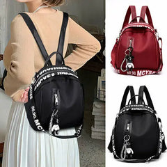 Women Nylon School Backpack Travel Rucksack Shoulder Bag Tote