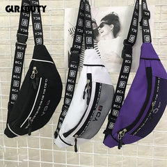Colorful Nylon Waist Bag Fanny Pack Travel Purse Phone Pouch