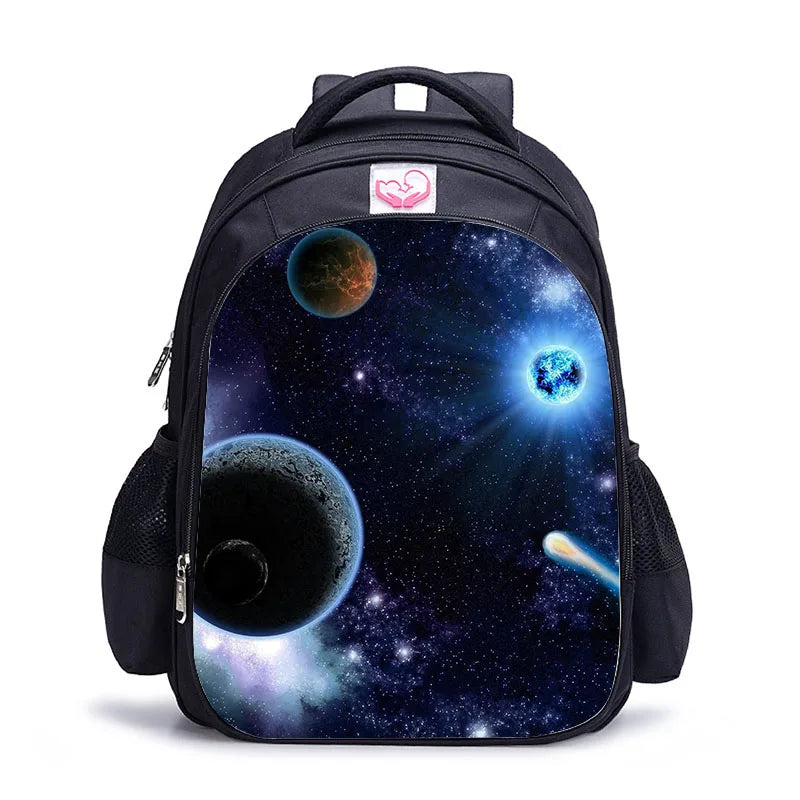 Galaxy Space Backpack for Children Boys Girls