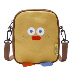 Summer Hot Cartoon Canvas Bags for Women Female Zipper Handbags